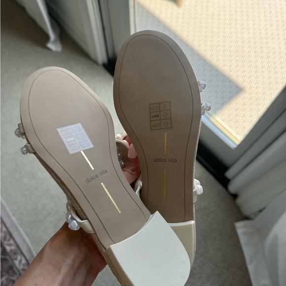 Dolce Vita Tinker Pearl Sandals (7) - Picture 6 of 6